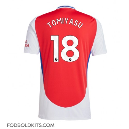 Arsenal Takehiro Tomiyasu #18 Hjemmebanetrøje 2024-25 Kortærmet